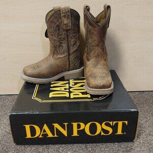 Dan Post Children's Durant Jr Square Toe Cowboy Boot